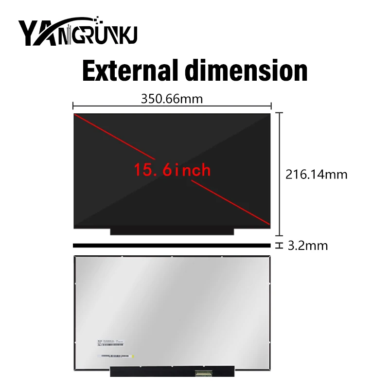 15.6 Inch NE156QHM N61 LCD 2560x1440 40Pin EDP IPS Touch HDMI Driver Board For Laptop And Portable Display