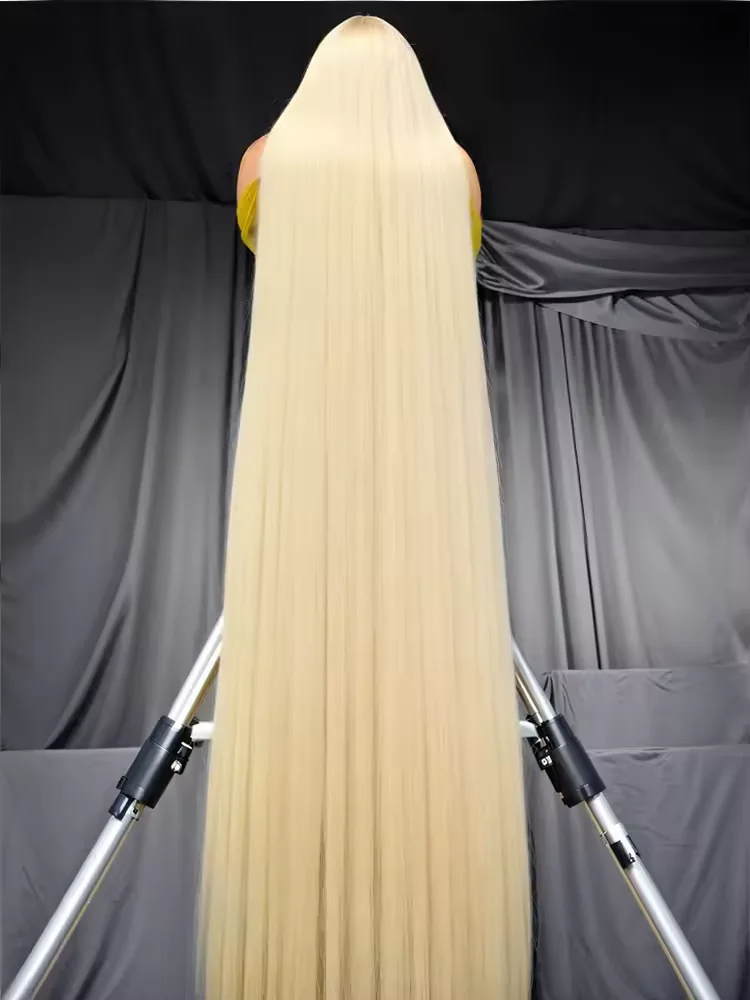 

210 Density 38 40 Inch Straight 13x6 Transparent Blonde 613 Lace Front Wigs 13x4 HD Transparent Lace Frontal Wig Brazilian