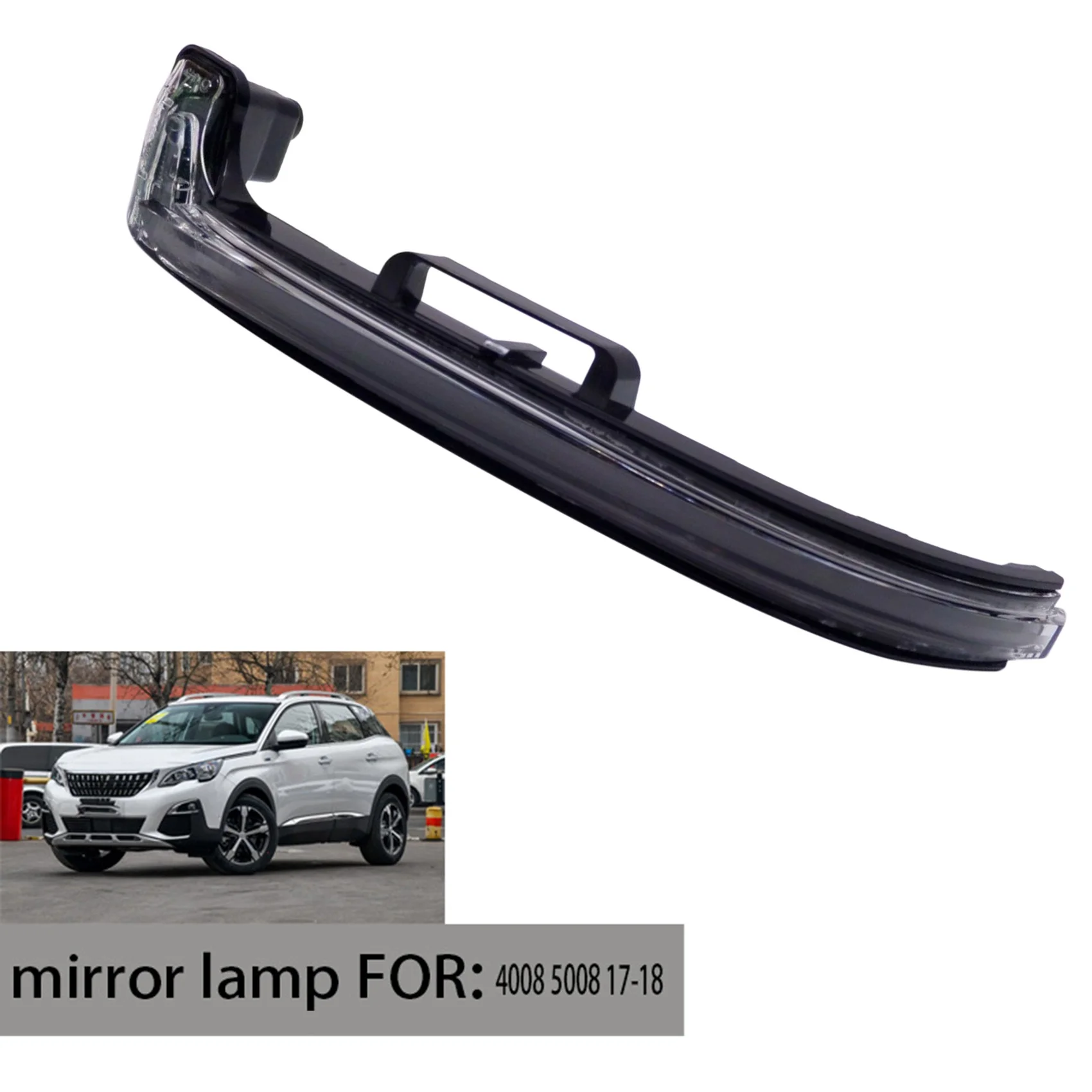 Car Rear View Mirror Turn Signal Light Mirror Indicator Lamp for Peugeot 3005 5008 C5 C4 Aircross 1618048680