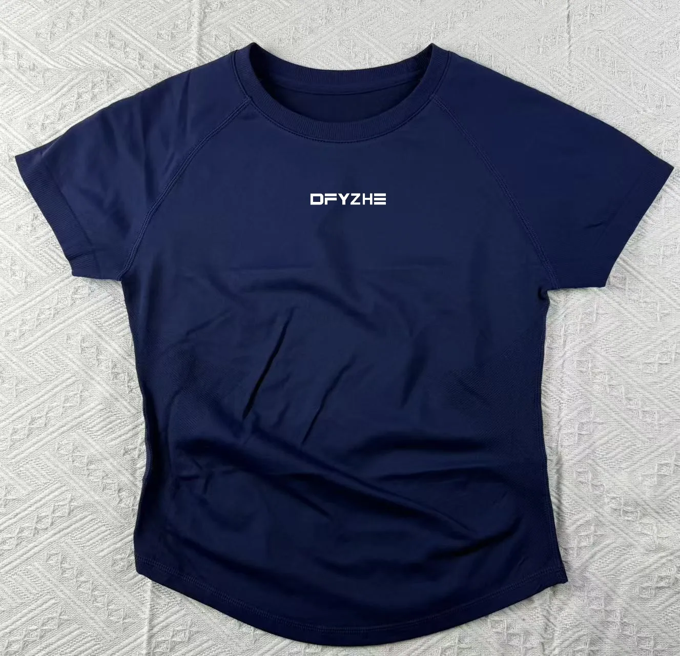 DFYZHE Impact top met korte mouwen Dames hardloopsport-T-shirt Zomer korte mouw ronde hals elastische yoga fitness top ademend