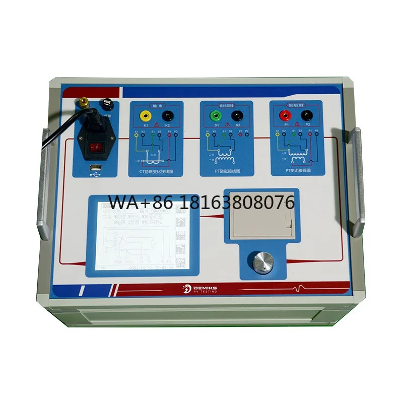 DVA-412D Portable Intelligent CT/PT Analyzer Tester 220V CTPT Analyzer Equipment