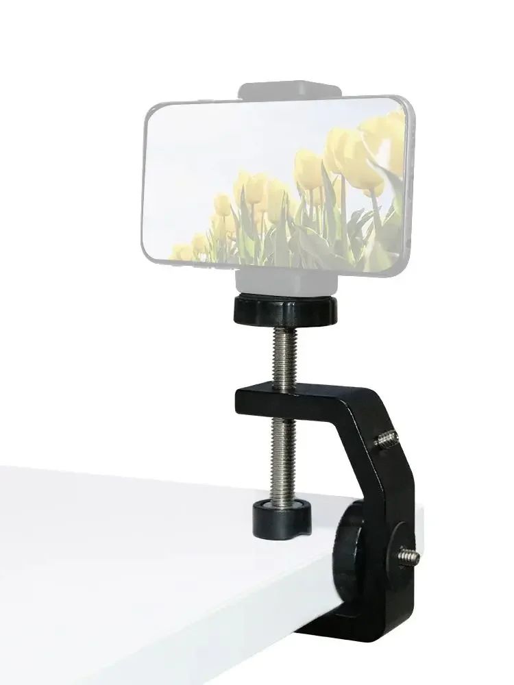 Desktop Stand Clamp Camera Clamp C-style Clamp Universal Aluminum Clip Phone for Camera Photography Accessories