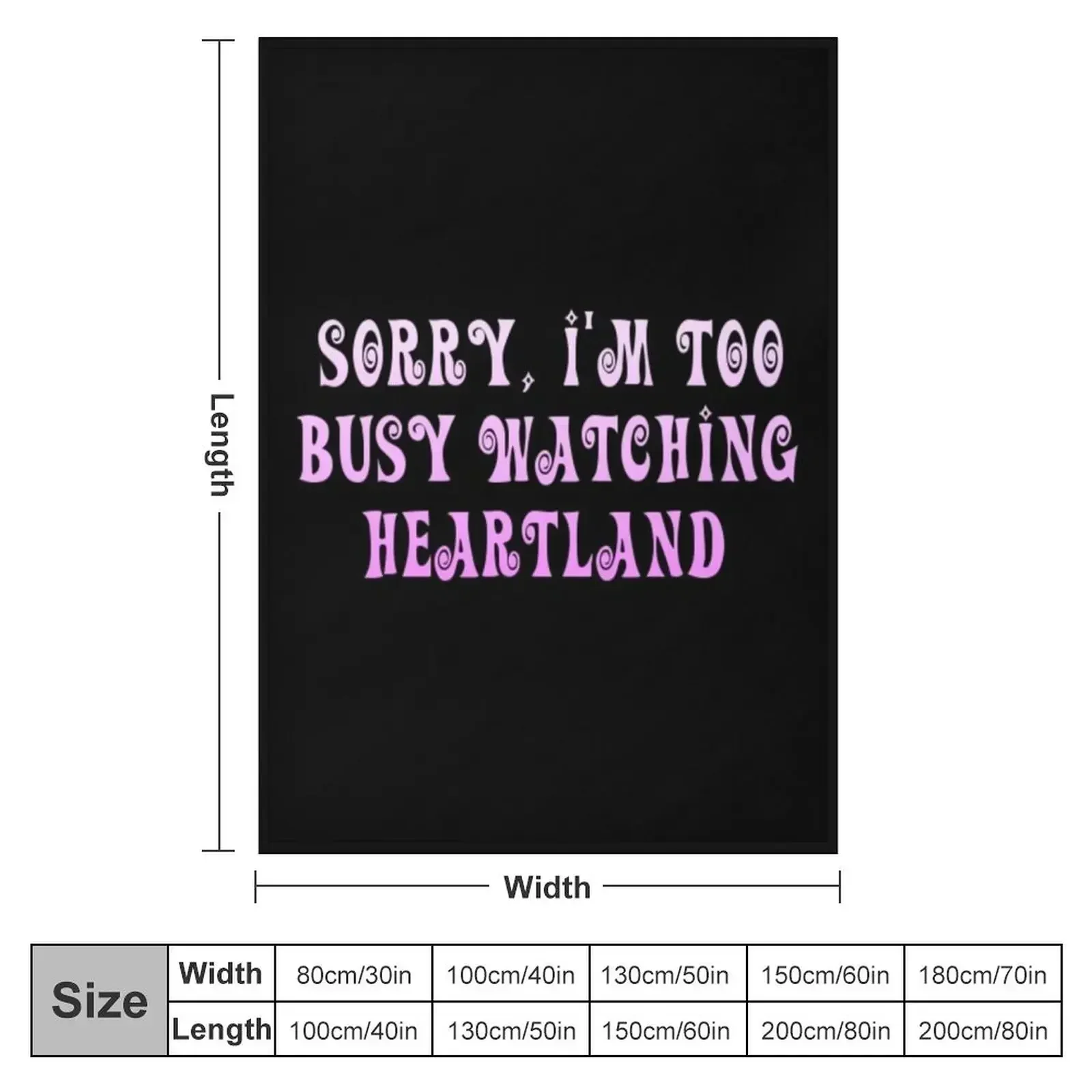Heartland - too busy Throw Blanket Sofas Bed covers Bed Fashionable for sofa Weighted Soft Big Blankets