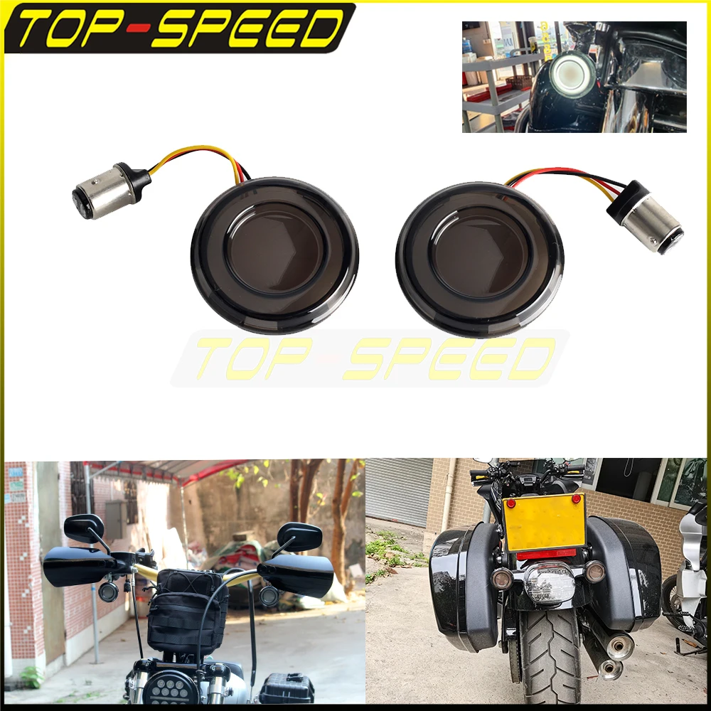 

Turning Signal Lamp Rear Brake Lights Front Running Light Motorcycle LED For Harley Softail FLSTSC/I FLSTN FXST/I FXSTB/I 05-07