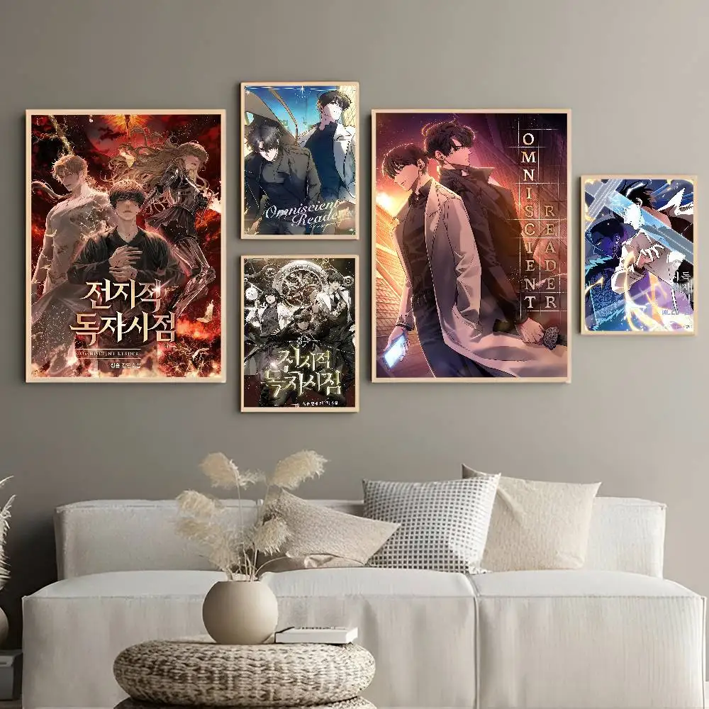 Omniscient R-Reader V-Viewpoint Vintage Posters Sticky Vintage Room Home Bar Cafe Decor Kawaii Room Decor