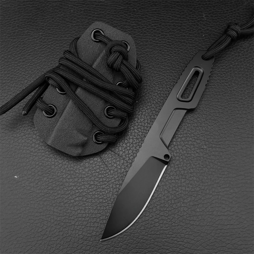 

Тактический нож S600 с фиксированным клинком из стали 7Cr13Mov, цельнометаллическая рукоять, для охоты, кемпинга и самообороны, снаряжение для выживания