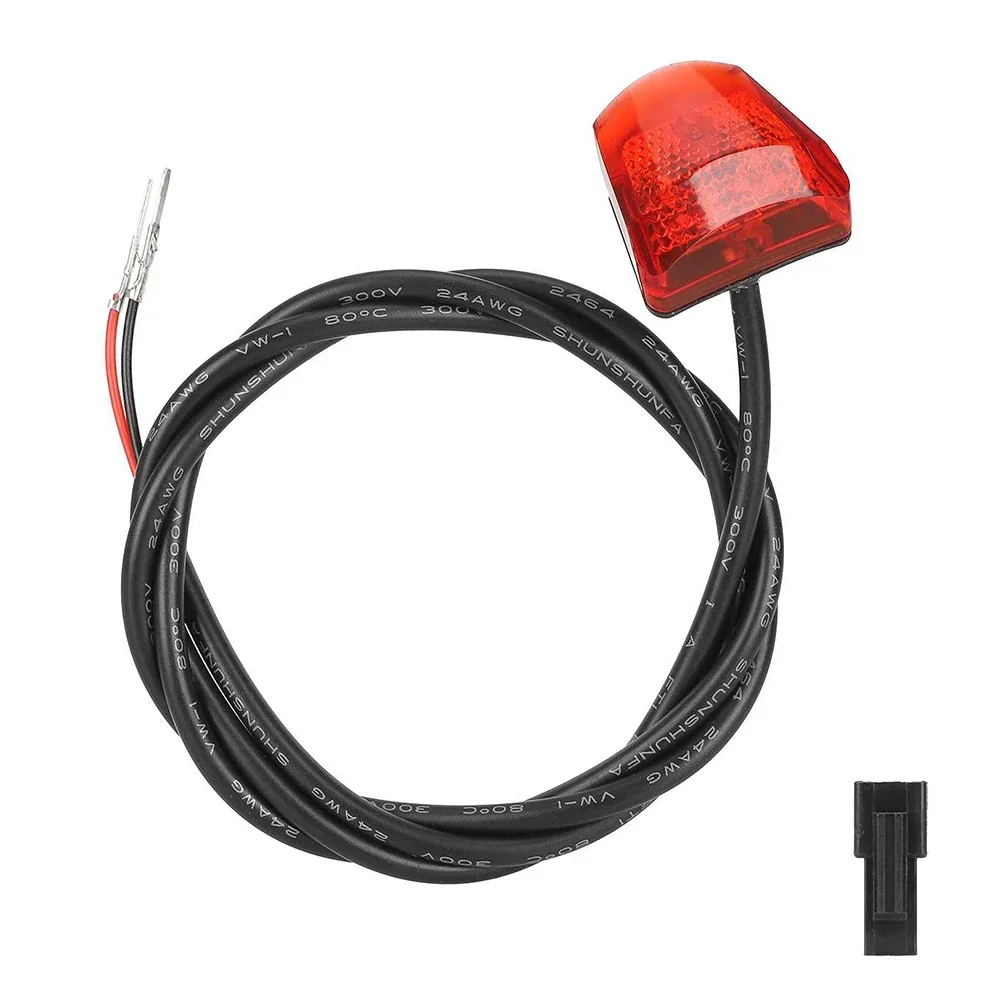 

Electric Scooter Taillight 25x26.3mm Rhombus LED Brake Light With 80.3cm Cable For Kukirin G2 Pro Scooters Rear Lamp Accessories