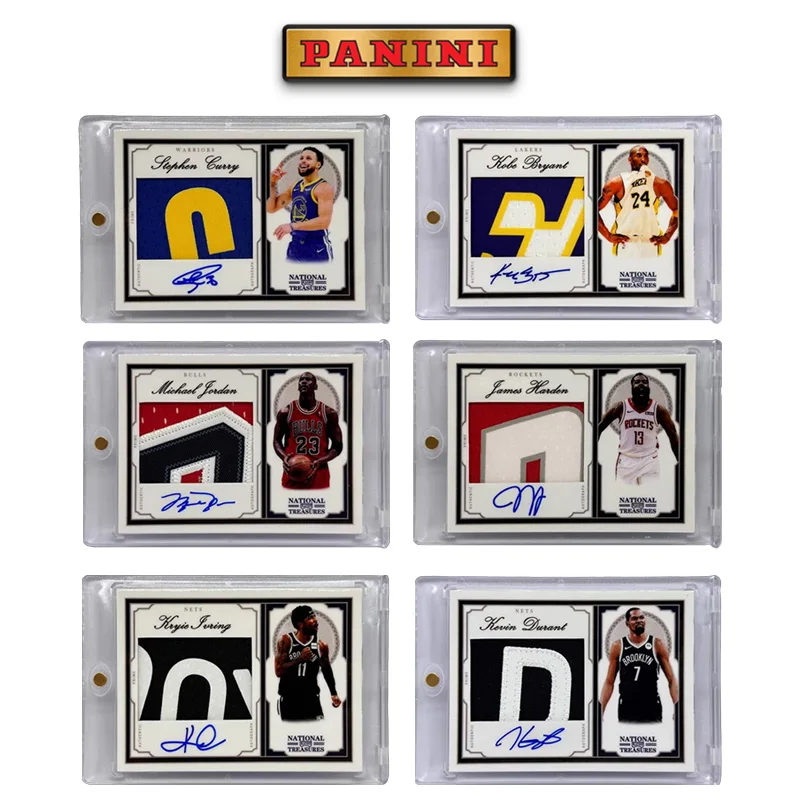 

Panini Diy National Treasures Jordan Kobe Durant Irving Harden Curry Doncic Basketball Star Jersey Trading Cards Gift Collection