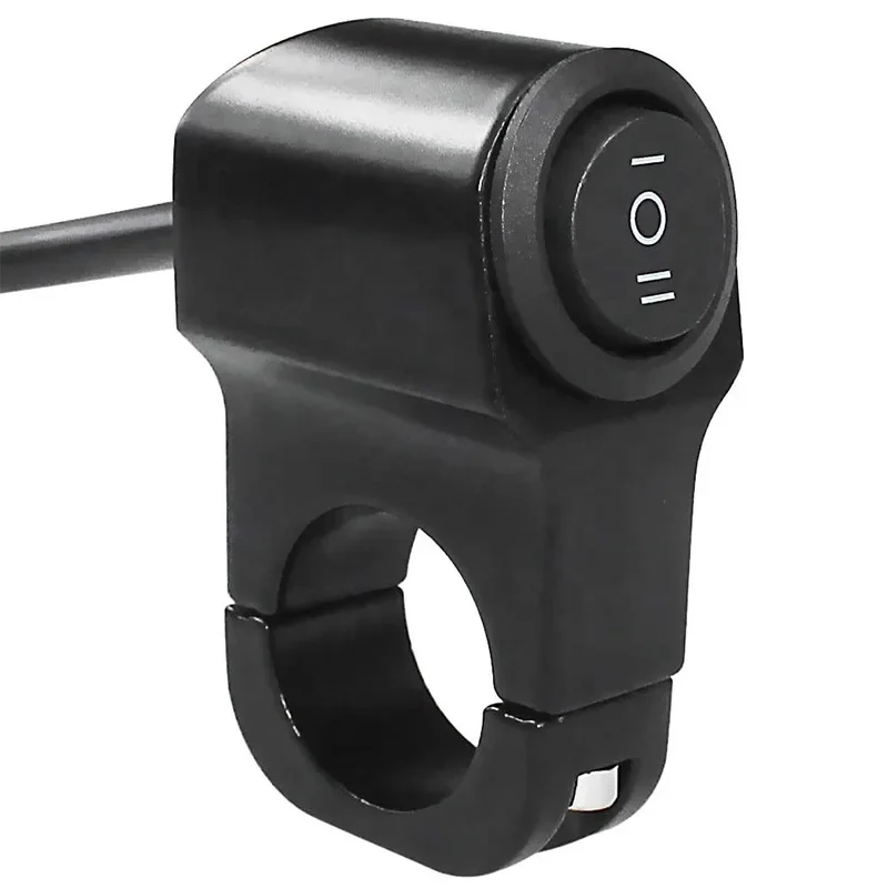 Aluminum 22mm Motorcycle Handlebar Switch 3 Position 3 Wires Hand Control Switch Motorbike LED Fog Spotlight Auxiliary Headlight