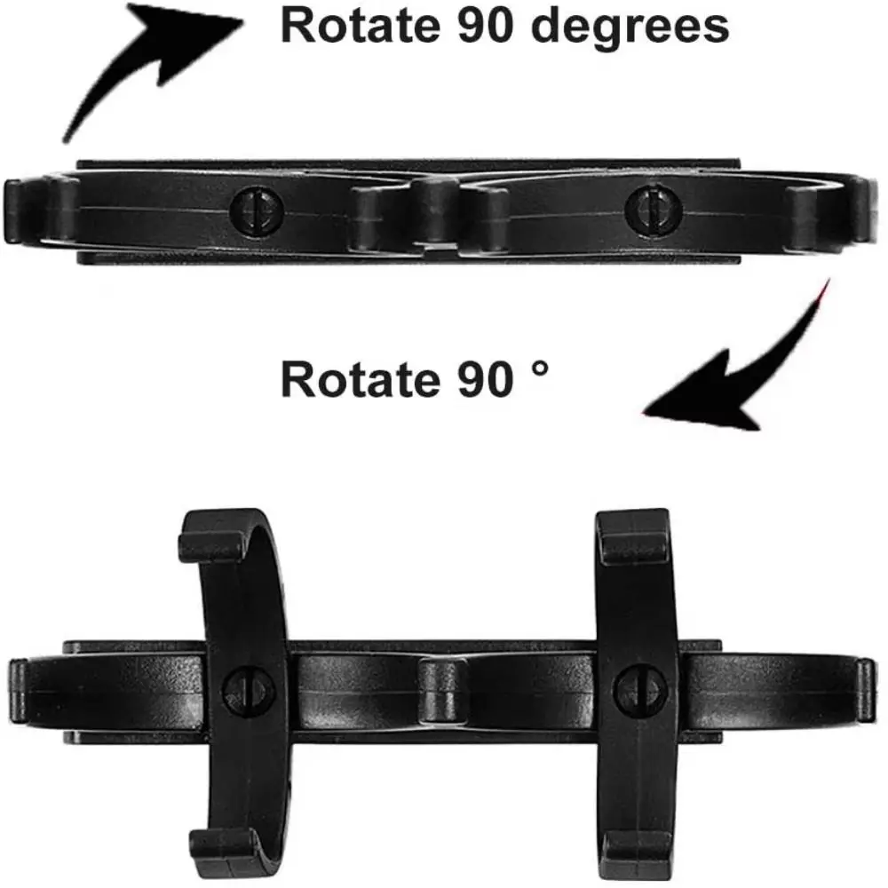 

Two-ball Golf Ball Belt Holder Foldable Ball Tee Storage Golf Tee Holder Belt Clip Rotatable Plastic Golf Ball Cover