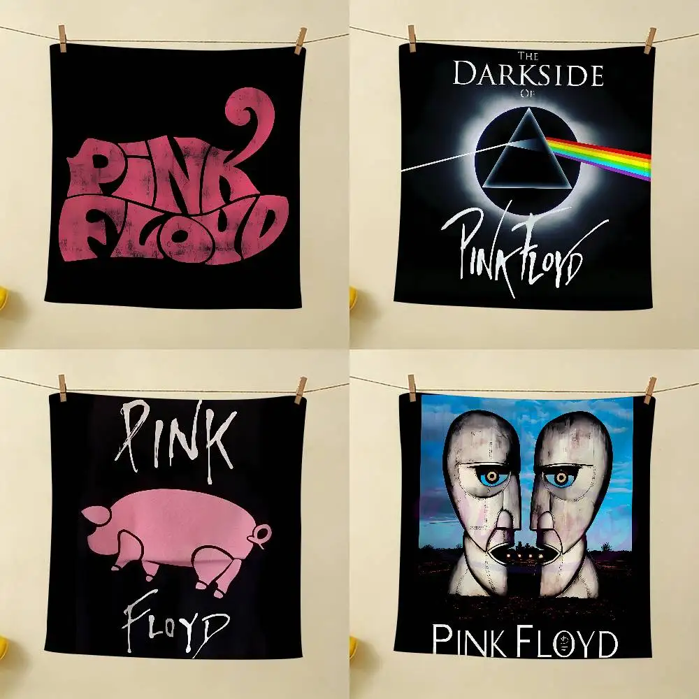 P-P-Pink F-Floyd-ES Hand Towel Set Natural Hypoallergenic, Soft Absorbent Quick Dry Towels For Bathroom Kitchen