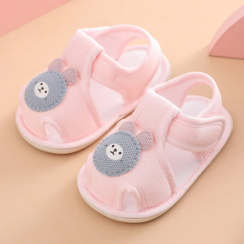 Summer Baby Shoes Breathable First Walkers Non-Slip Infant Indoor Sneakers Boy Girl Kid Sandals Soft Sole Lightweigt Shoe A1109