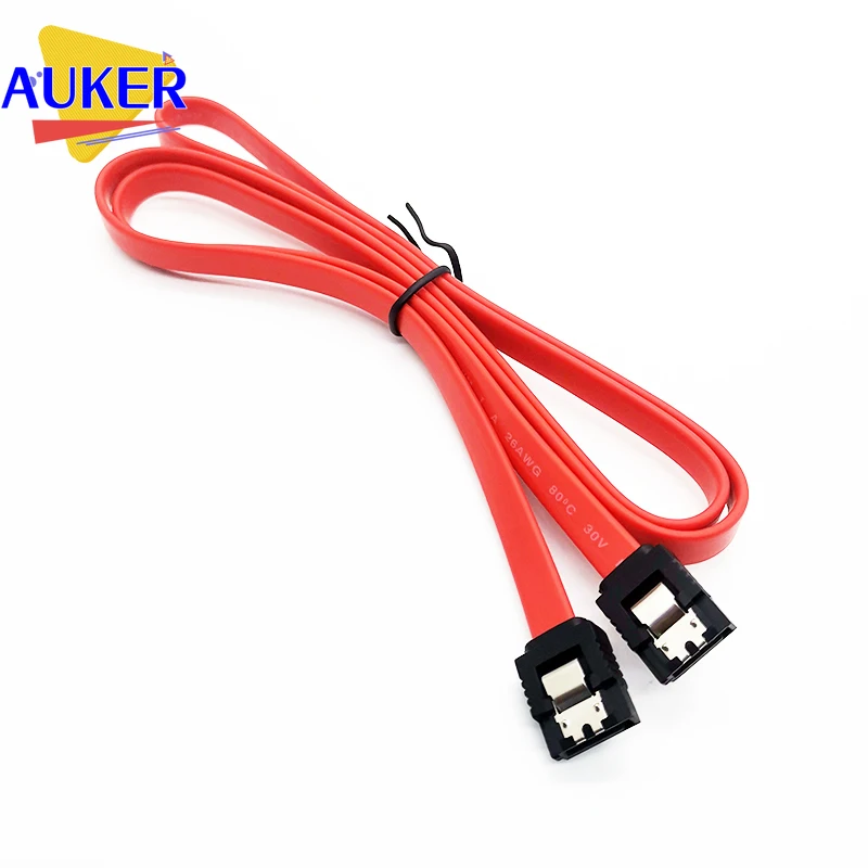 1M Serial ATA Red 7Pin SAS Sata Cable for Hard Disk Computer PC SSD Sata Cable 1M Sata Cable