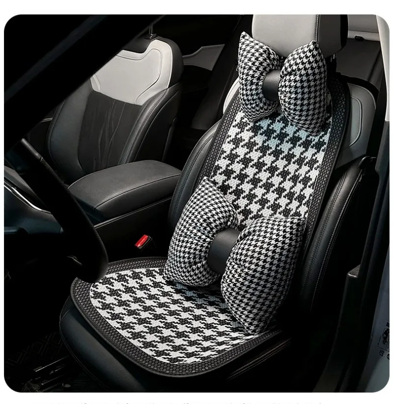 

Simple style Car Seat Cushion Ice Silk Honeycomb Mesh Non-Slip Breathable Universal Summer Auto Accessories Interior Decor