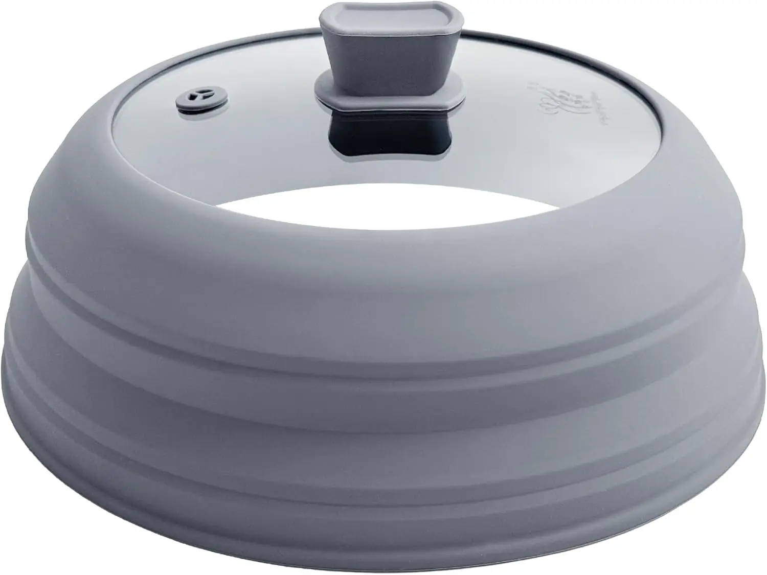 

Microwave Splatter Cover for Food Collapsible lass Microwave Cover Silicone Splatter uard Dishwasher Safe Splatter L