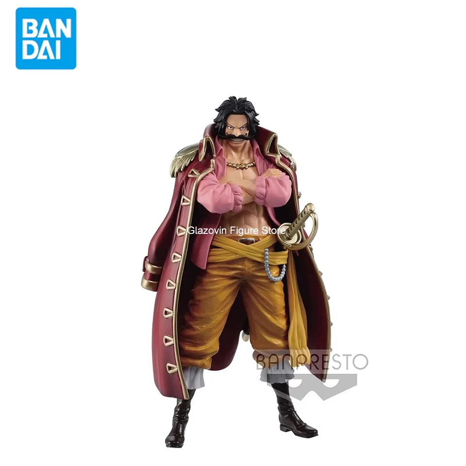 Original Echte Banpresto One Piece DXF 17cm Gol D Roger Wanno Land PVC Action Figure Anime Modell Figuren Spielzeug geschenk