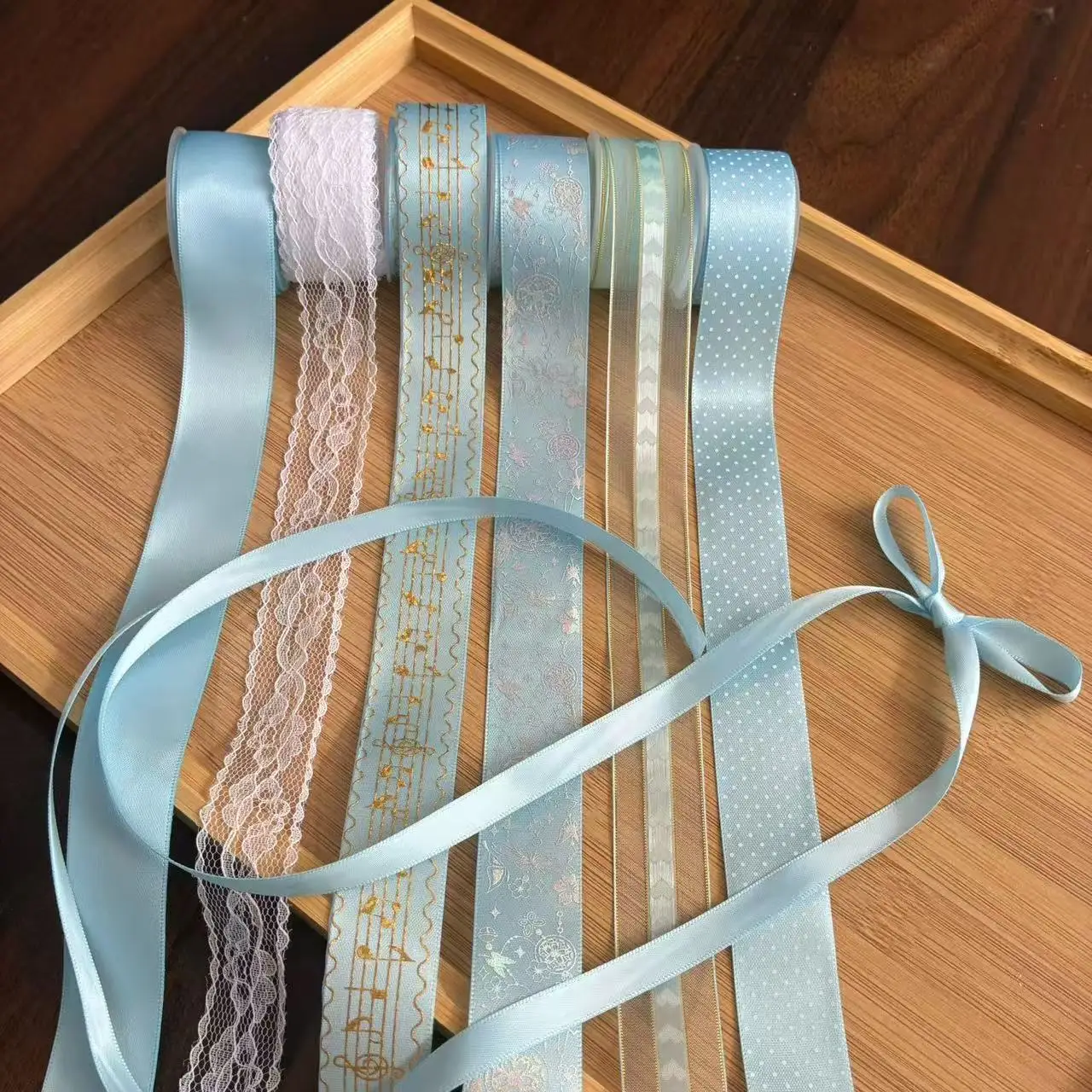 7-teiliges Set: Neuer Barhalter, Band, Gumei-Abzeichen, neue DIY-Handarbeitsmaterialien, Schleifenplatten, Bronzierung, Banddekoration – Detail 2