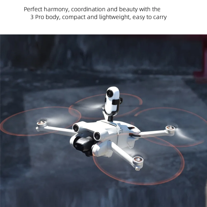 Удлиненный держатель адаптера с резьбовым винтом 1/4 для панорамной камеры MINI 3 Pro Drone 360 для Go 2