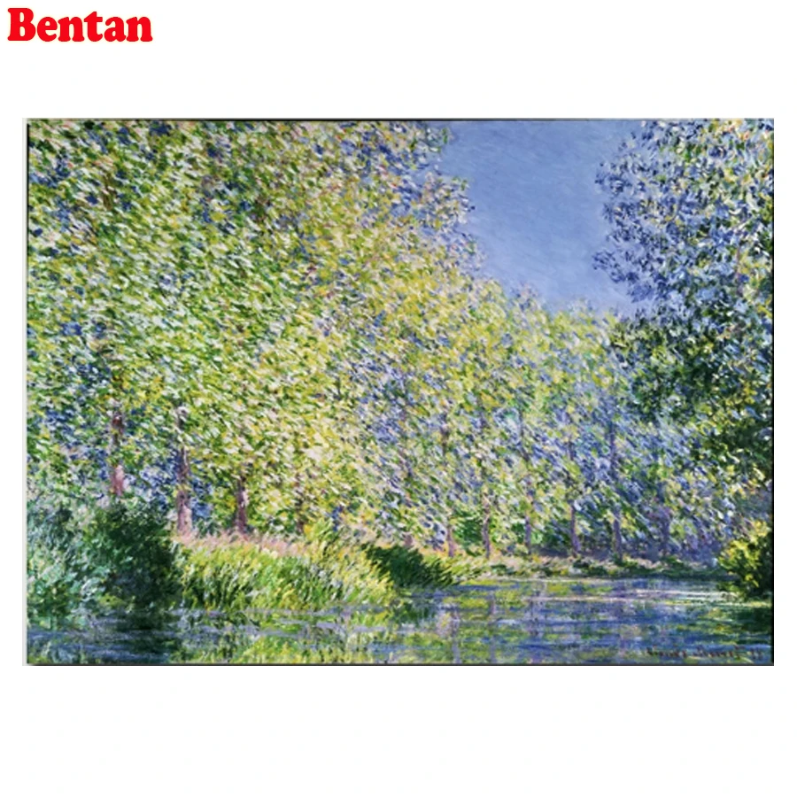 Claude Monet Pittura Gigli d\'acqua Fai da te Pittura diamante 5D Diamante Mosaico Mestiere Strass Ricamo Punto croce Decorazioni per la casa