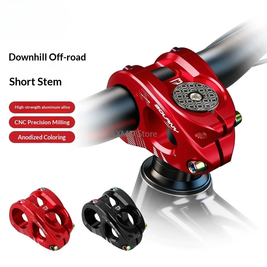 

31.8mm Mountain Bike Stem CNC Hollow Aluminum Alloy Handlebar Stem Riser Bicycle Replacement Accessories