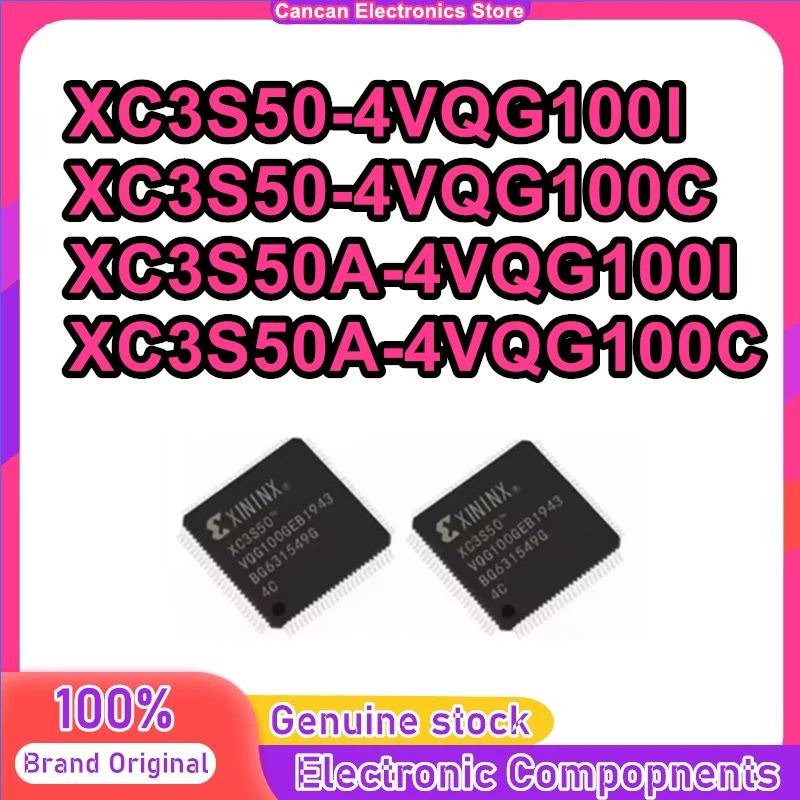 

XC3S50-4VQG100C XC3S50-4VQG100I XC3S50A-4VQG100C XC3S50A-4VQG100I XC3S50-4VQG100 XC3S50A-4VQG100 XC3S50 XC3S50A IC Chip QFP-100