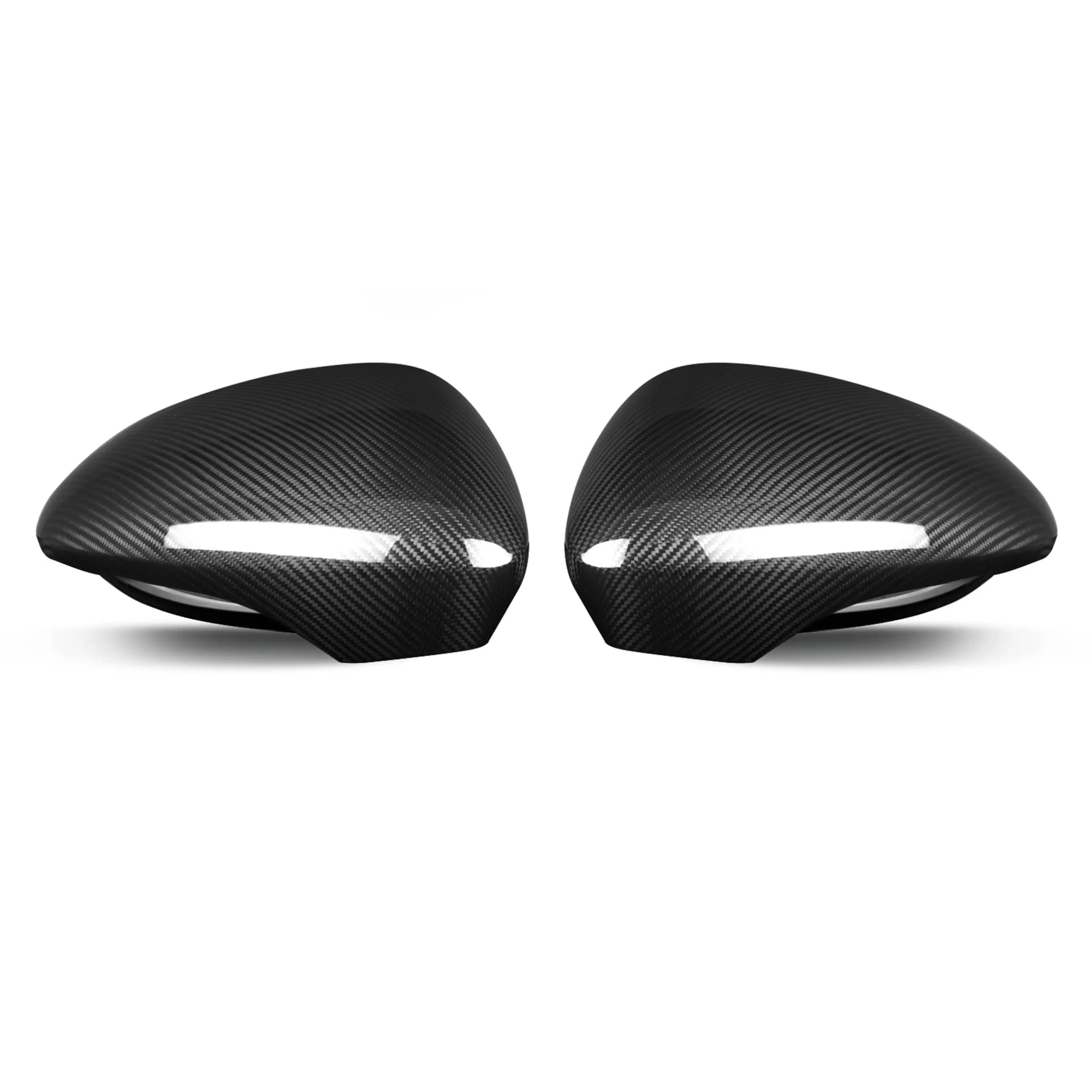 

For Panamera 971 OEM Style Prepreg Carbon Fiber Mirror Cover/With Assist/LHD H-054 2017-2021 Gloss Carbon