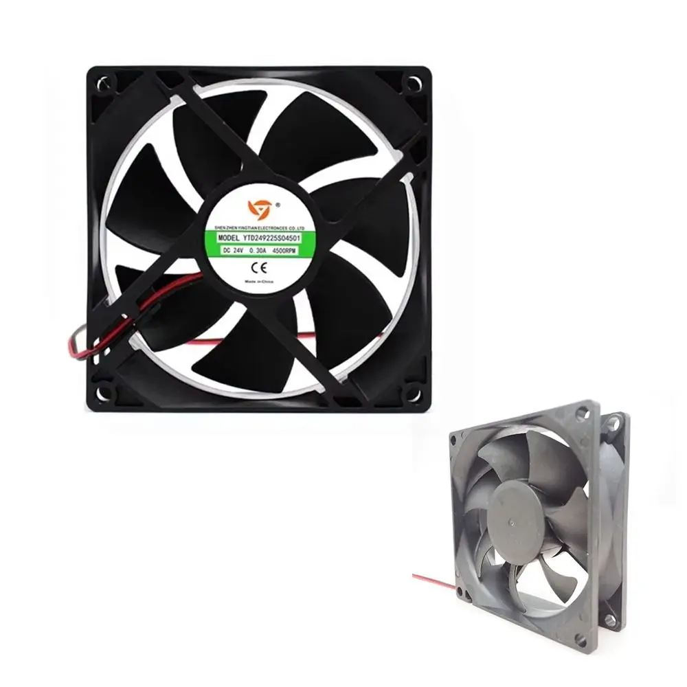 

9CM 24V 0.30A 4500RPM Welding Machine Cooling Fan Exhaust Ventilation Server Fan High Air Volume Welding Machine Fan