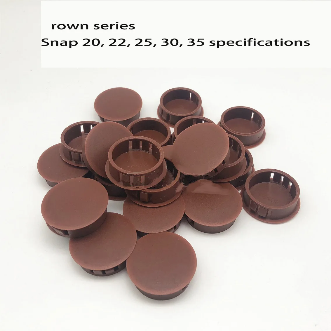 

5-20Pcs Rubber Plug Hole Furniture Plastic Hole Plug Cover Hinge Cover Screw Hole Cover Circular Plug Decorative Cover 17-60mm