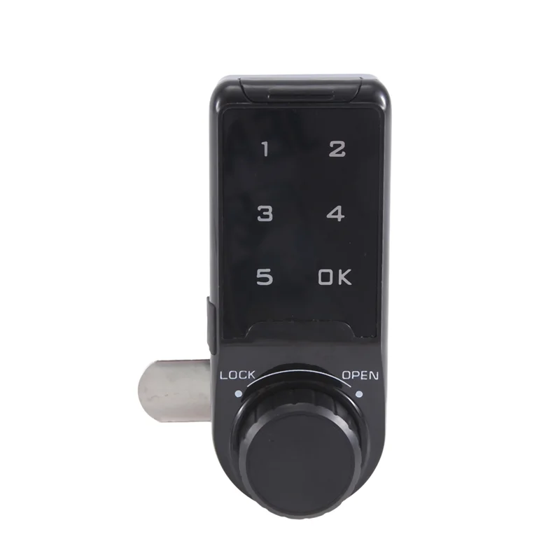 

Luckshopping Combination Lock, Door Access Digital Electronic Security Cabinet Coded Locker Contact Keypad Password Key Access L