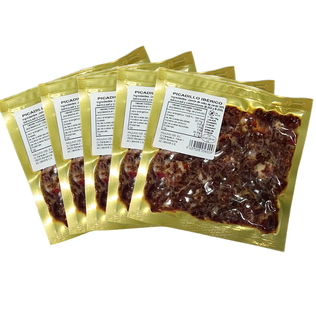 5 SOBRES TAQUITOS JAMON