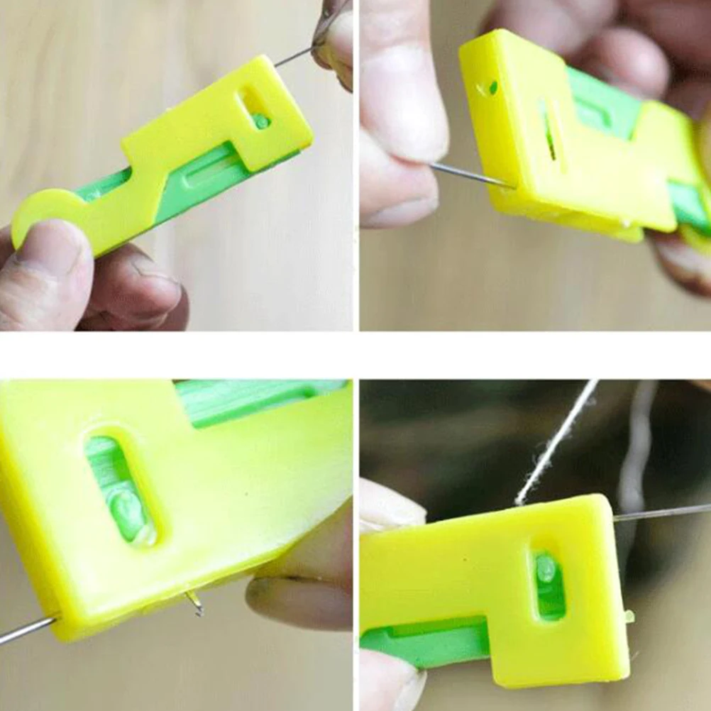 

50 Pcs Threader Automatic Threading Device Durable Lightweight Sewing Supplies Mini Threading Guide Size Great Gift