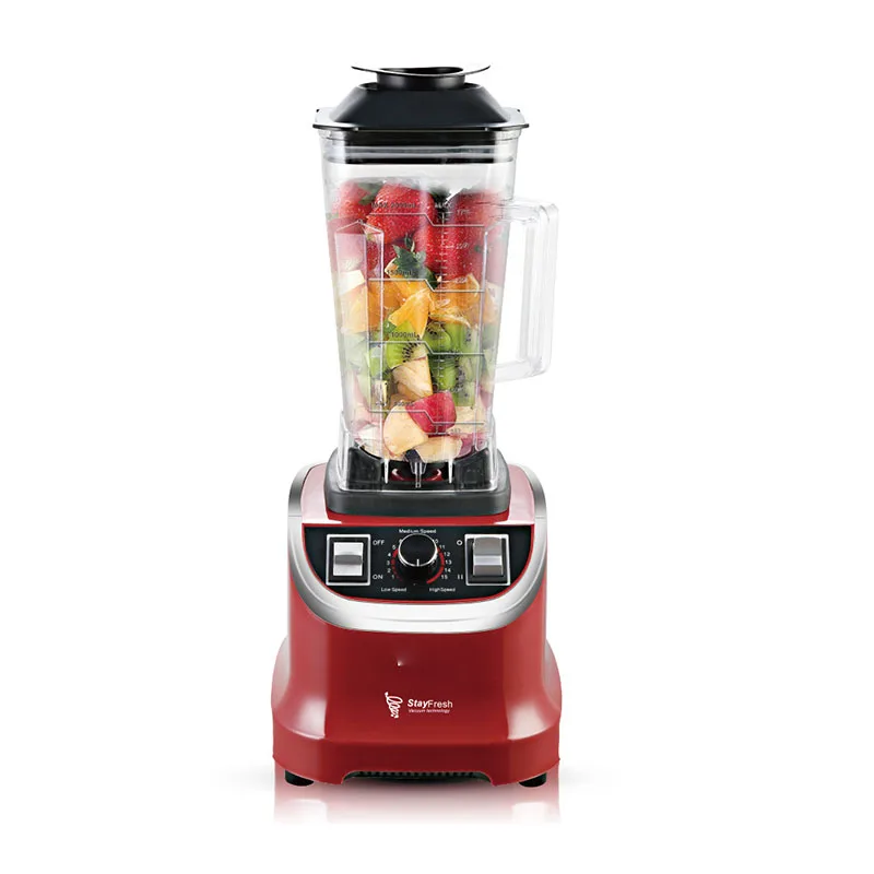 European Regulation Blender Household Commercial Smoothie Machine 1800W Soy Milk Fruit Juicer Electric Blender