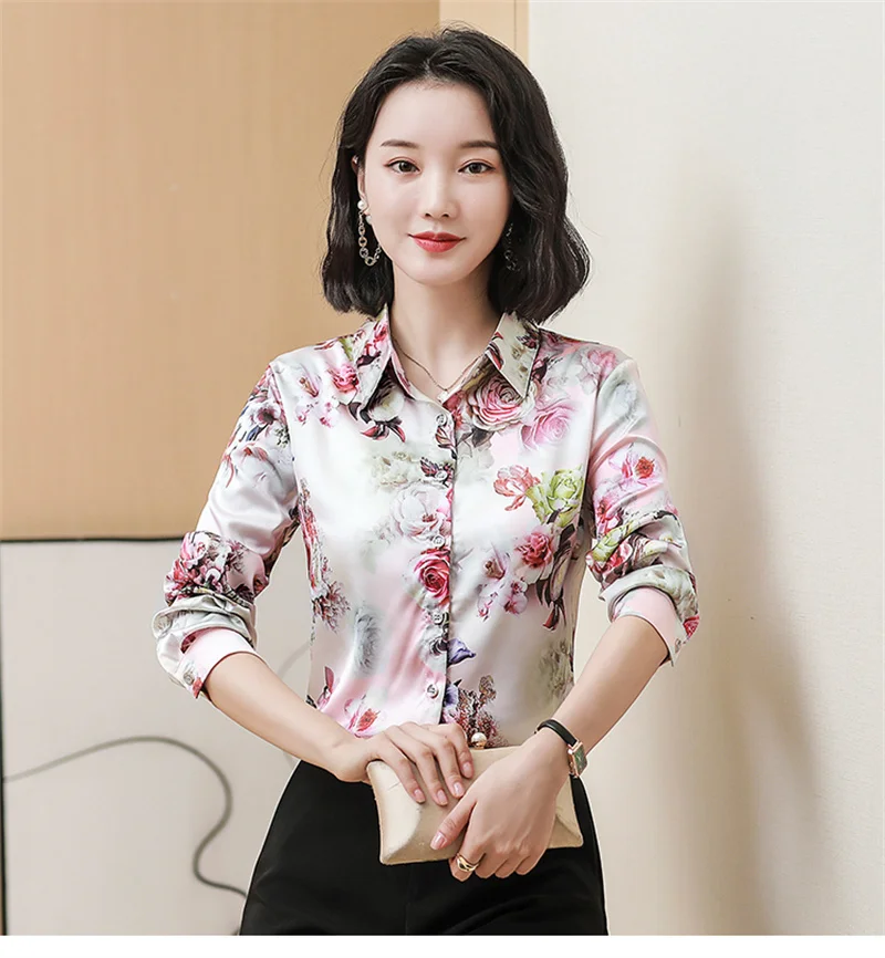 FANIECES S-4XL Summer Autumn Loose Tops Womens Casual Chiffon Blouse Shirt Long Sleeve Fashion Blouses Clothes Blusas Mujer 6370