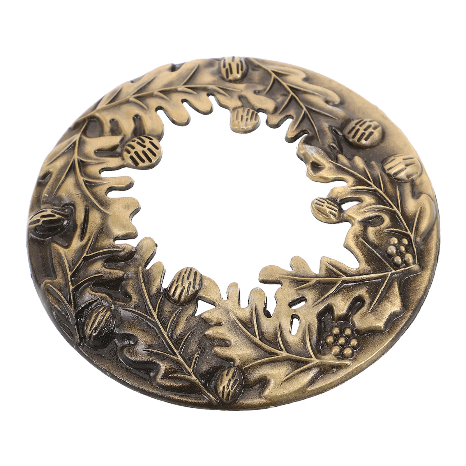 

Zinc Alloy Pinecone Lid Cover Hollow Carved Relief Heat Concentrating Smoke Reducing For Jar Candles Decorative Home