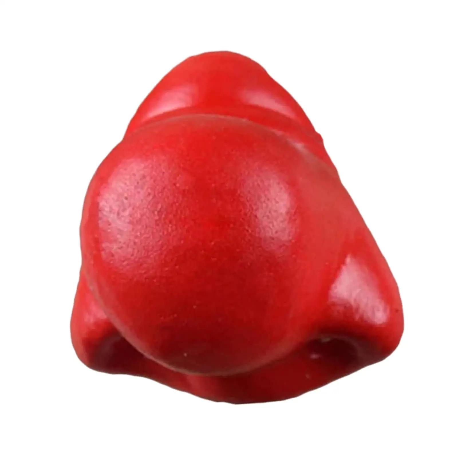 Red Clown Nose for Costume Decor, Cosplay Nose Prop for Holiday Masquerade