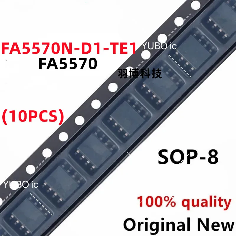 (10piece)100% New FA5570 FA5570N FA5570N-D1-TE1 sop-8 Chipset