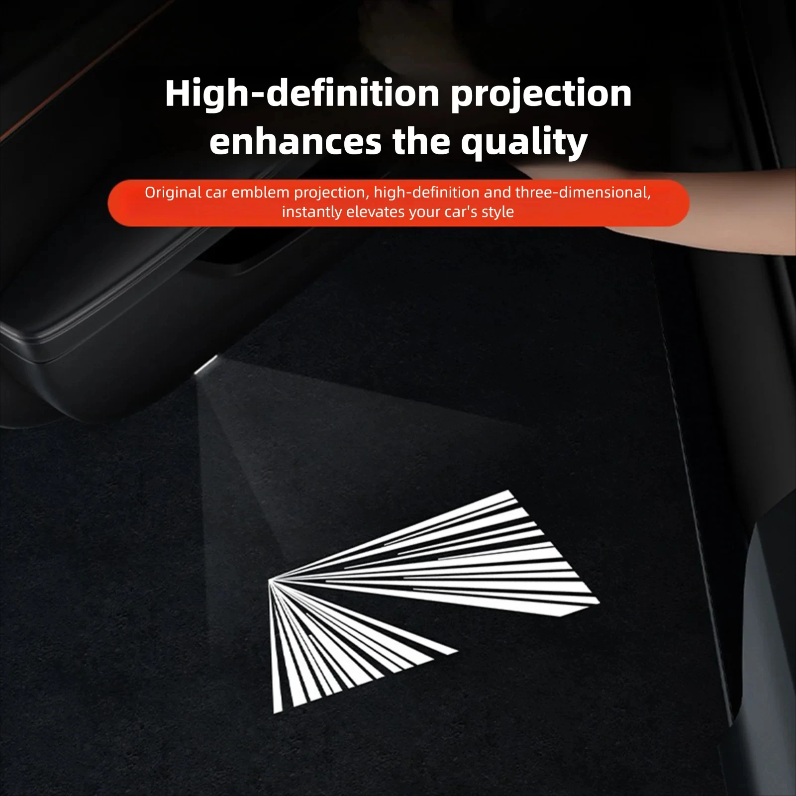 For Tesla Model S X 3 Y Smart Car Door Light Projector Lamp Christmas Welcome Light Led Logo Projector Puddle Light 3D Laser