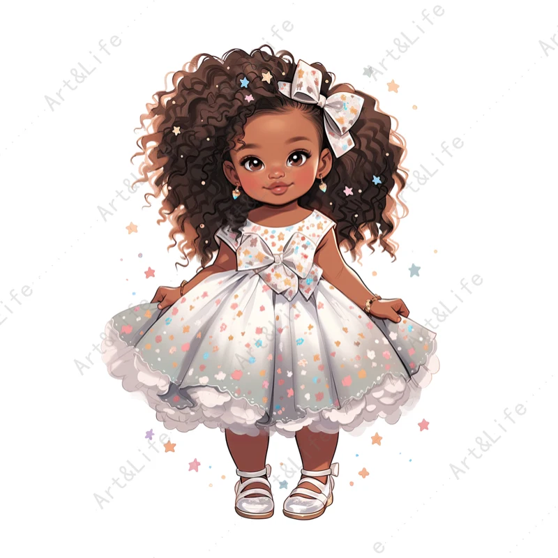 2024 Cute Doll Black Girl New Scrapbooking Cutting Dies Baby Stencils For DIY Paper Cards Embossing Cut Die Decorative Craft