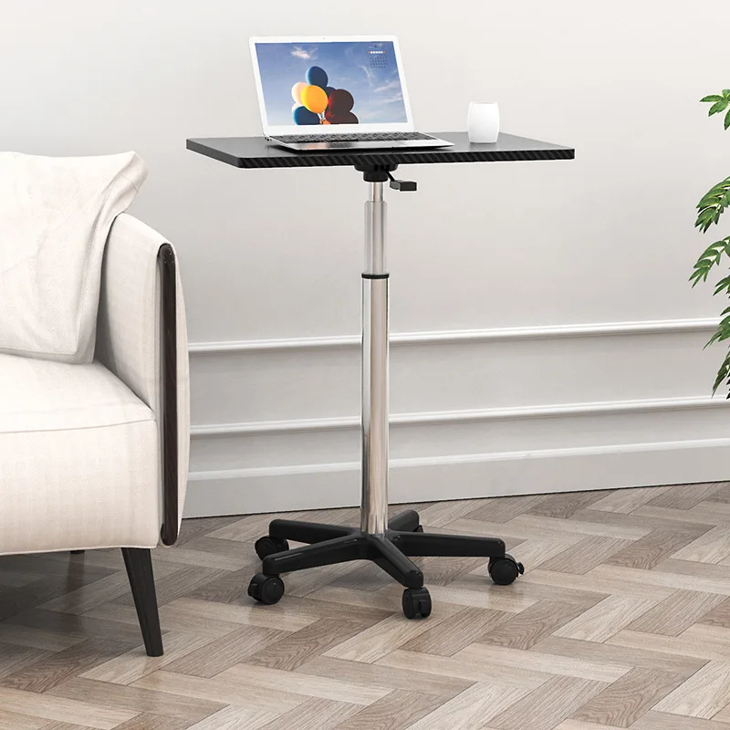 Table wheeled sofa bedside table bedroom mobile workbench notebook standing lifting office computer desk