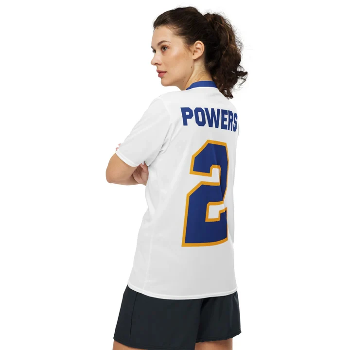 تشاد باورز جنوب جورجيا سمك السلور لكرة القدم جيرسي برنامج تلفزيوني التي شيرت قصير الأكمام الخامس الرقبة قميص الرجال/النساء بلوزات على الموضة #3