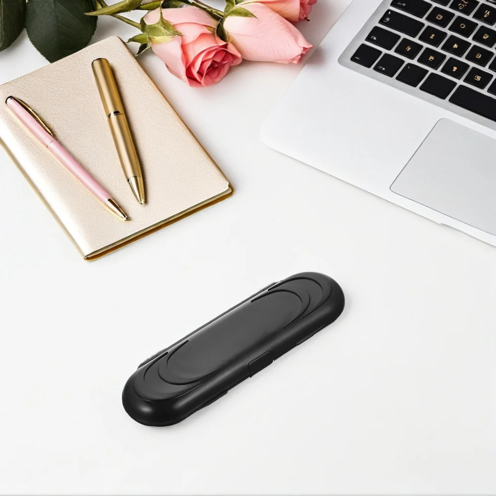 กล่องเก็บของพกพาทรงรี 2 ชิ้น ดีไซน์ทันสมัย ทนทาน ผลิตจากพลาสติก สำหรับจัดเก็บของชิ้นเล็กและอุปกรณ์เสริม กล่องใส่อุปกรณ์เครื่องเขียน