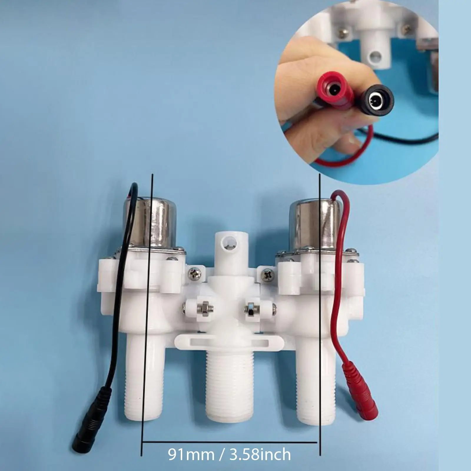 Bathroom Toilet Solenoid Valve Intelligent Flush Repair Part Water Saving for Tankless System