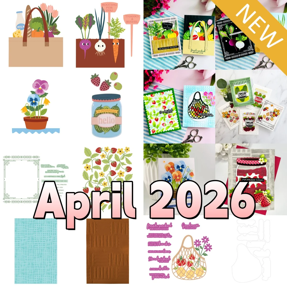 

Новинка февраля 2026: Металлические вырубные ножи и прозрачные штампы-трафареты с узорами «Весенние листья деревьев, лепестки, растительные мотивы, кролики, листья» и горячая фольга для скрапбукинга и DIY-проектов