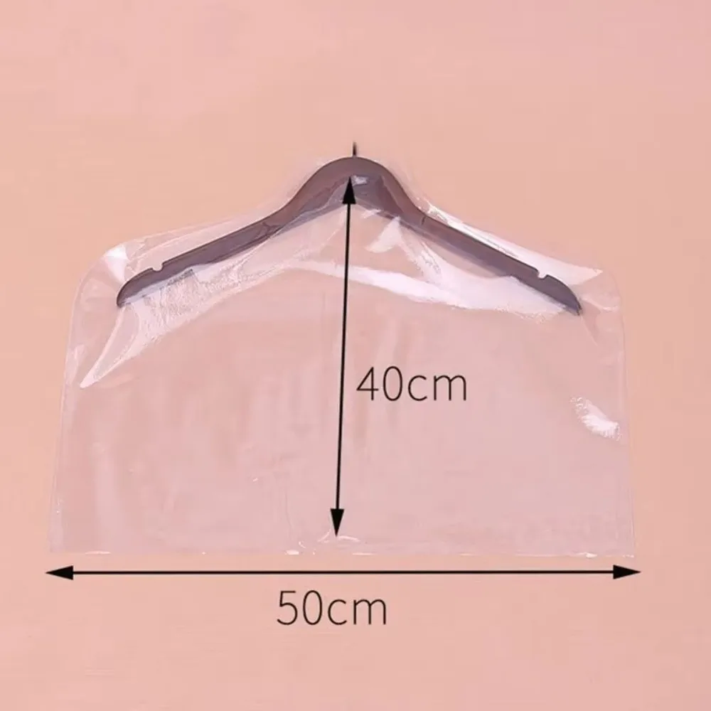 Durable Clear Clothes Covers PVC Multiple Size Dust Moisture Proof Half Body Cover For Garment Coat Jacket Shirt Suit