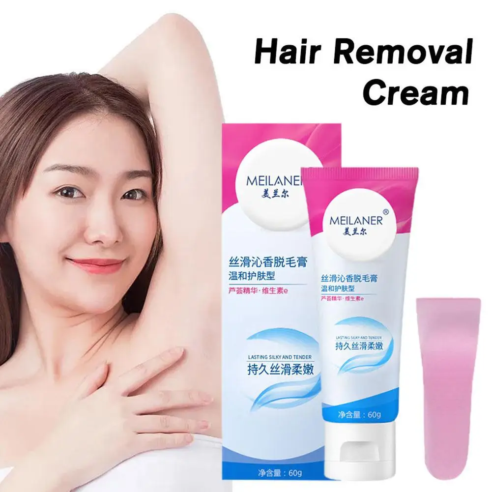 Creme permanente da remoção do cabelo, nenhum resíduo Depilatório, cuidado do cabelo, reparo, braço, indolor, área privada das mulheres, corpo, G6R0