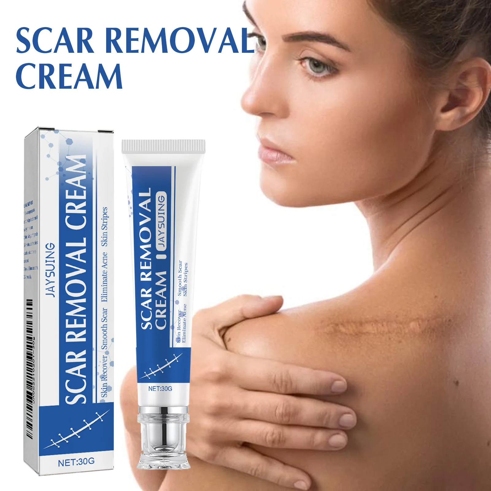 Smoothing and Firming Skin After Surgery Scar Repair Cream