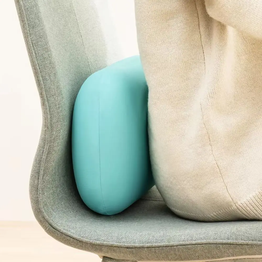 Portable Sponge Nap Pillow Macaron Color Soft Neck Pillow Multifunction Cervical Support Travel Sleeping Pillow Office