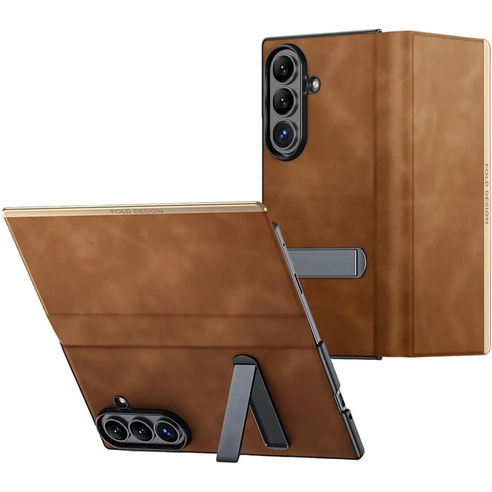 Leather Case for Samsung Galaxy Z Fold 8 Ultra Screen Protector Shockproof Slim Air Cushion Scratch Resistant Cover