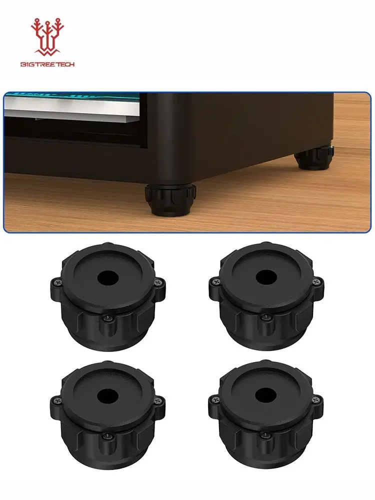 Podkładki antywibracyjne BIGTREETECH Panda Cushion XP, antypoślizgowe, antywstrząsowe, pyłoszczelne do Bambu Lab P1 P2S X1 X2D Snapmaker U1 — zdjęcie produktu 5