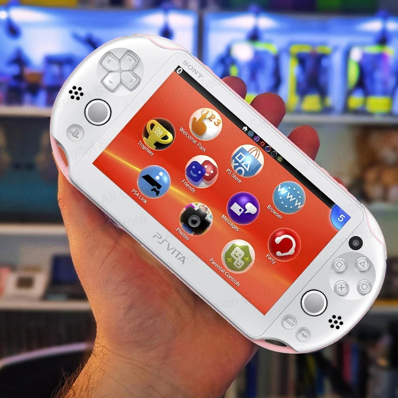 سوني Ps Vita 2000 سليم ريترو وحدة تحكم ألعاب فيديو محمولة أصلية بلاي ستيشن PSV2000 مع شاشة تعمل باللمس PKGJ Store ألعاب مجانية